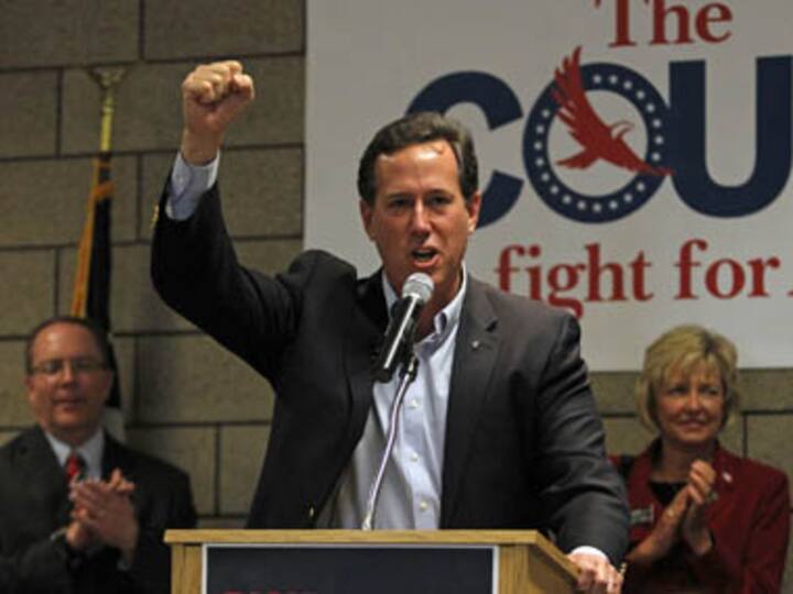 For Santorum voters, he's a candidate like them For Santorum voters, he's a candidate like them