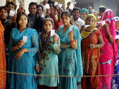 UP polls: 57% voter turnout till 5 pm UP polls: 57% voter turnout till 5 pm