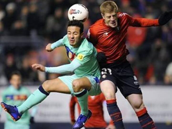 Barcelona freeze and title slips away in Pamplona