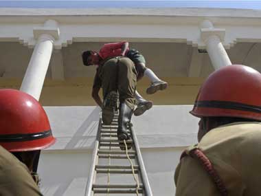 Woman dies after fall during mock drill Woman dies after fall during mock drill