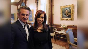 Actor Sean Penn sides with Argentina on Falklands issue