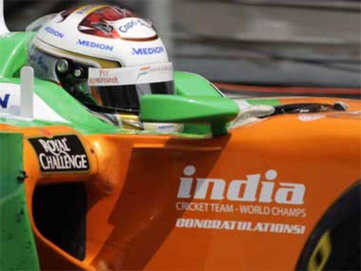Force India's Hulkenberg completes 97 laps in Barcelona Test
