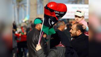 Libyan revolt anniversary serves as diversion from troubles