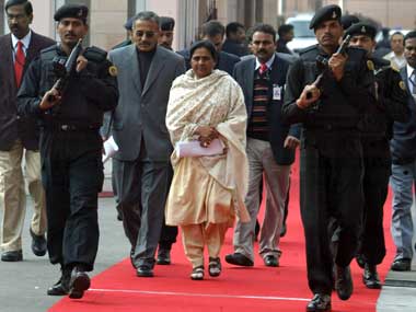 Confident Mayawati takes battle to opposition camp Confident Mayawati takes battle to opposition camp