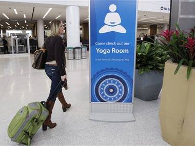 Namaste, travelers! SFO opens airport yoga room 
