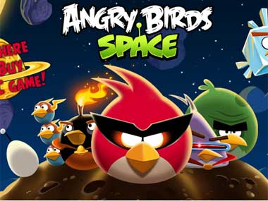 Angry Birds launch into space Angry Birds launch into space