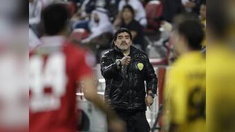 Maradona clashes with fans after Al Wasl loss
