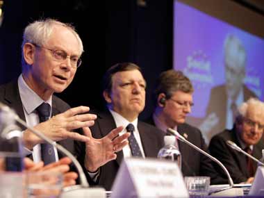 Van Rompuy gets 2nd term at helm of European Council Van Rompuy gets 2nd term at helm of European Council