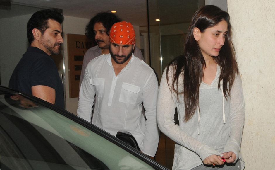 Sanjay Kapoor, Saif Ali Khan and Kareena Kapoor offer their condolences. Raju Shelar/Firstpost Sanjay Kapoor, Saif Ali Khan and Kareena Kapoor offer their condolences. Raju Shelar/Firstpost