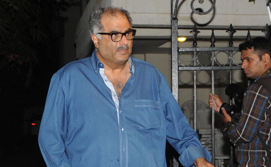 Boney Kapoor mourns the death of his ex-wife. Raju Shelar/Firstpost Boney Kapoor mourns the death of his ex-wife. Raju Shelar/Firstpost