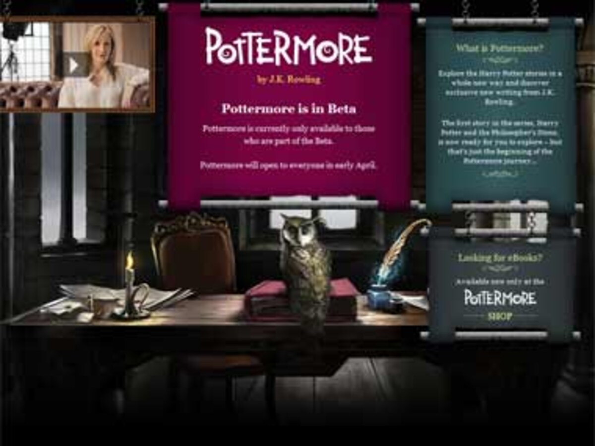 JK Rowling's Pottermore opens to beta users, but how can you get in?