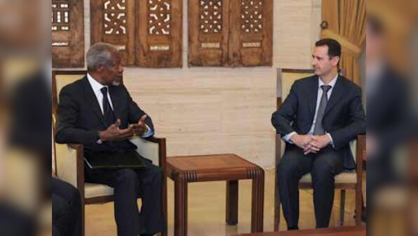 Syria's Assad rebuffs Annan, troops attack Idlib