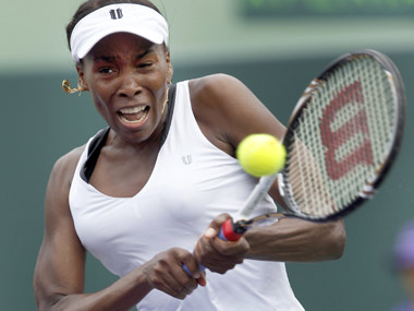 Venus Williams rallies for third round win at Miami  Venus Williams rallies for third round win at Miami