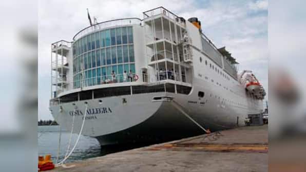 Costa Allegra finally docks in Seychelles