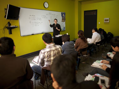 China's ticket to Quebec: French classes China's ticket to Quebec: French classes