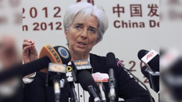IMF chief meets Pranab; discusses euro zone crisis