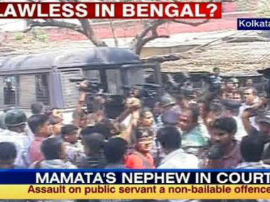 No bail for Mamata's nephew, sent to jail till 3 March No bail for Mamata's nephew, sent to jail till 3 March