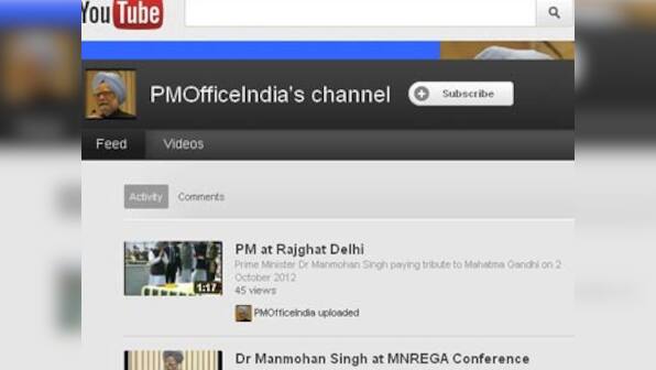 After Twitter, PMO makes its debut on YouTube