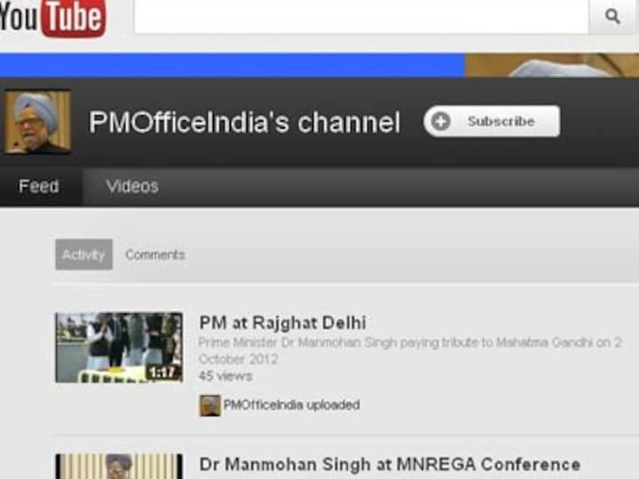 After Twitter, PMO makes its debut on YouTube