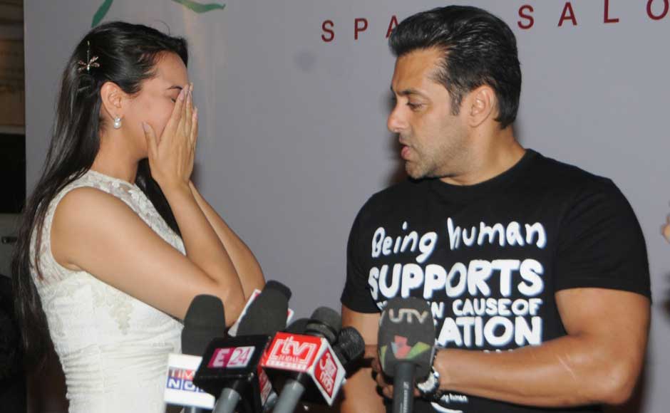 Sonakshi Sinha and Salman Khan. Raju Shelar/ Firstpost Sonakshi Sinha and Salman Khan. Raju Shelar/ Firstpost