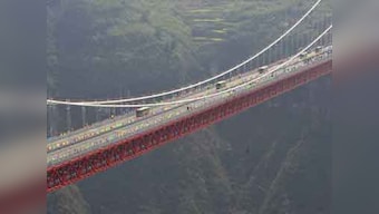 Bridge in China's Hunan province is world's highest, longest