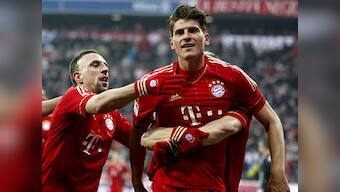 If Barcelona have Messi, then Bayern have Gomez