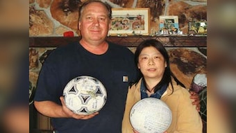Soccer ball lost in Japan tsunami found in Alaska
