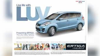 Which is the car - Ertiga or LUV?