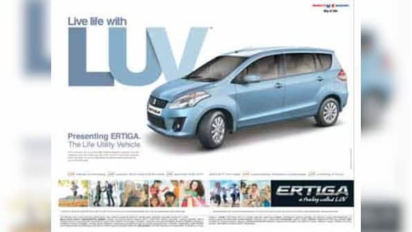 Which is the car - Ertiga or LUV?