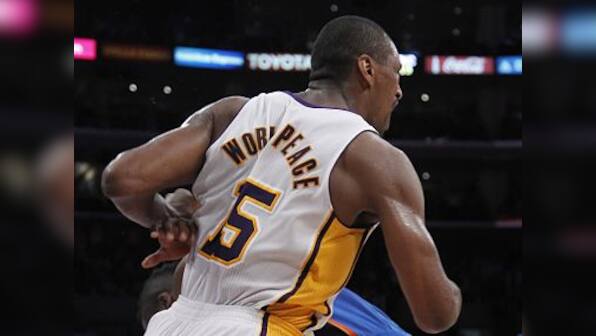 Lakers star becomes wiser, names himself Military Industrial Complex