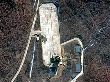 Images show North Korea's rocket launch site Images show North Korea's rocket launch site