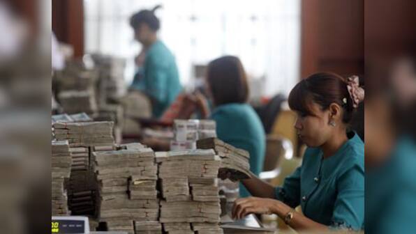 As currency floats, Myanmar's banks rise again