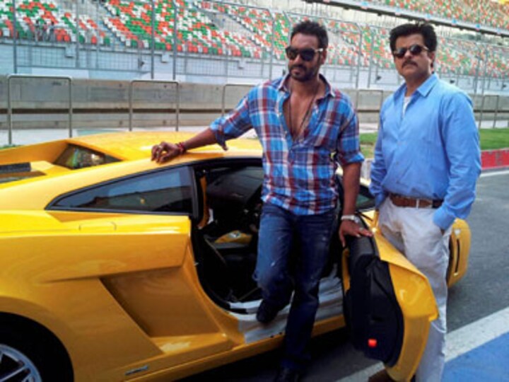 Who is more Tezz? Anil Kapoor, Ajay Devgn race on F1 track