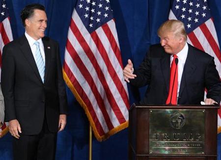 Trump birther remarks overshadow Romney appearance Trump birther remarks overshadow Romney appearance