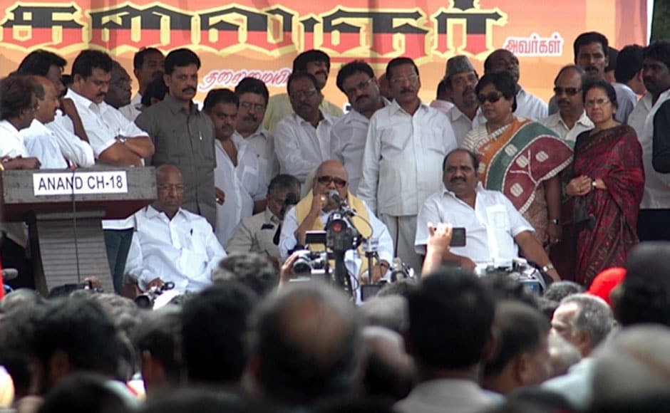 Images: DMK Protest Petrol Price Hike In Chennai - Photos News , Firstpost