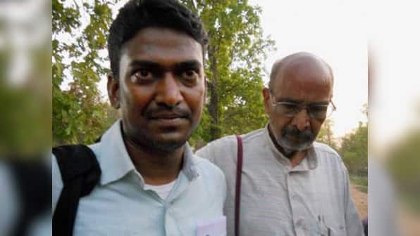 Released IAS official Alex Paul Menon reaches home