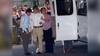 Blind Chinese activist Chen arrives in New York