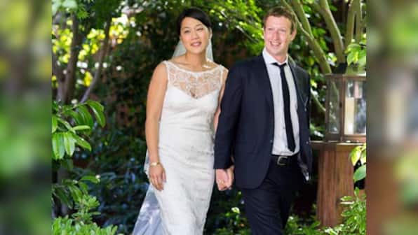 Status update: Facebook founder Mark Zuckerberg weds