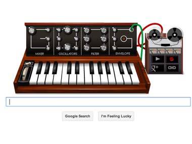 Google's doodle on Robert Moog allows users to get psychedelic