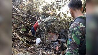 Remains retrieved from Indonesian plane crash 