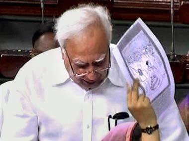 No place for political cartoons in school textbooks: Sibal 