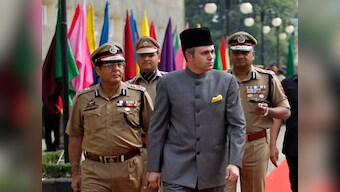 Chidambaram, Omar review security situation in JK