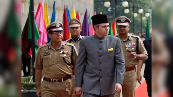 Chidambaram, Omar review security situation in JK