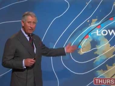 Prince Charles, the royal weatherman of BBC! Prince Charles, the royal weatherman of BBC!