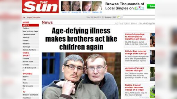 Real-life Benjamin Button case: Brothers ageing in reverse