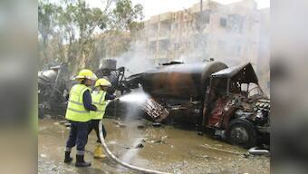 Syria bomb kills 9, Damascus blames foreign plot