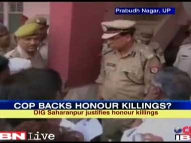 Shoot daughter if she elopes: UP top cop's advice Shoot daughter if she elopes: UP top cop's advice