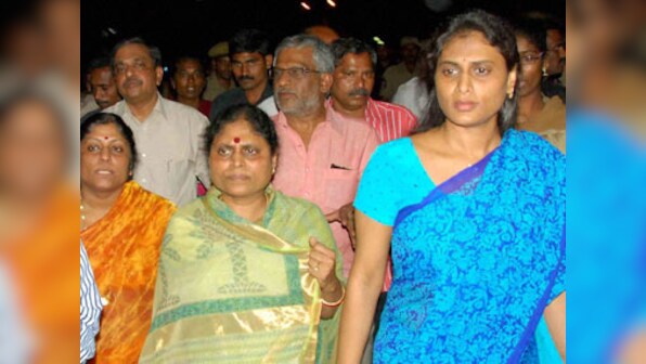 Jagan's mother, wife taken into police custody, released 