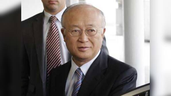 IAEA chief starts talks in Tehran, hopes for deal