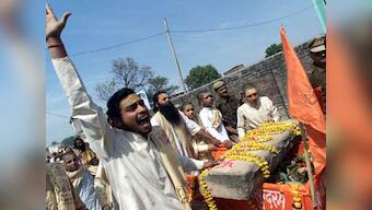 Babri demolition was the end act, who led the build-up? 